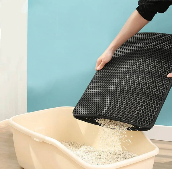 Cat litter mat for cat litter