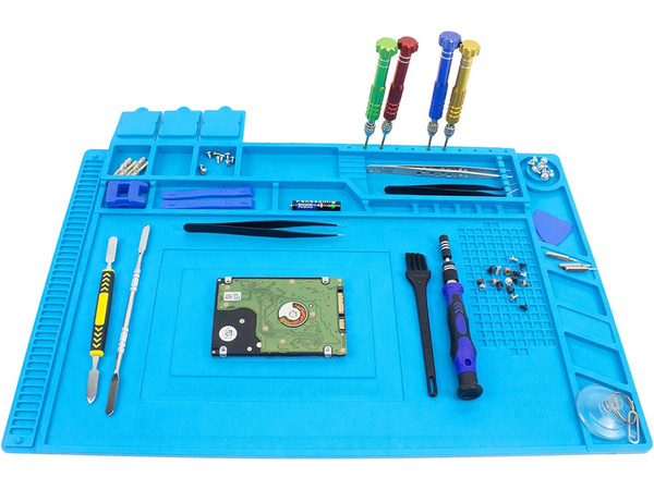 Tapis de service en silicone organisateur de soudure grand tampon 30x45 aimant