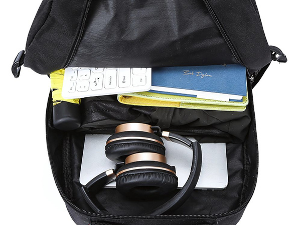 Urban rucksack schule jugend sport 10l schwarz 2 fächer für laptop