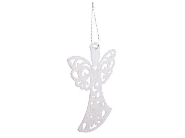 Pendentifs anges pour sapin de noël 3pcs glitter baubles