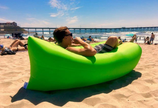 Napihljiv kavč postelja lena vreča zrak plaža stol ležišče ležišče recliner
