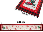 christmas table runner christmas eve decorative table runner 220X38cm