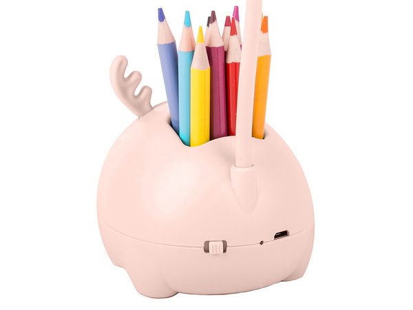 Luz nocturna led infantil usb soporte organizador teléfono lectura ciencia