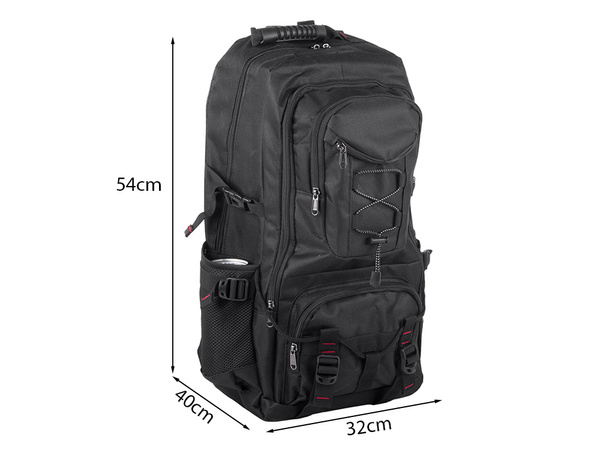 Batoh 35l čierny cestovný turistický trekking silný v horách odolný