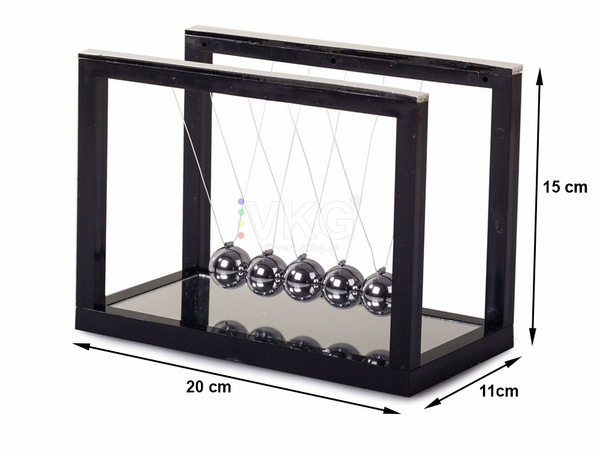 Pendulum balls newton balls desk large mirror