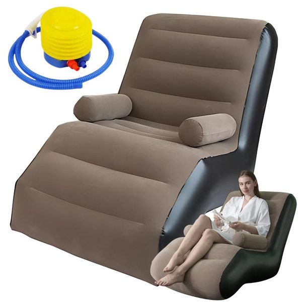 Sillón hinchable con reposabrazos cómoda tumbona con bomba set