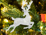 Renne arbre de noël pendentif paillettes décorations de noël