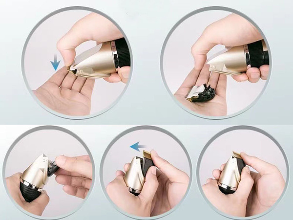 Set professionnel de tondeuses sans fil pour chiens et animaux de compagnie