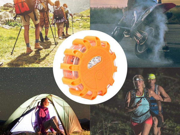 Spēcīgs 360 rezultātā gailis flare lampa spēcīgs magnēts