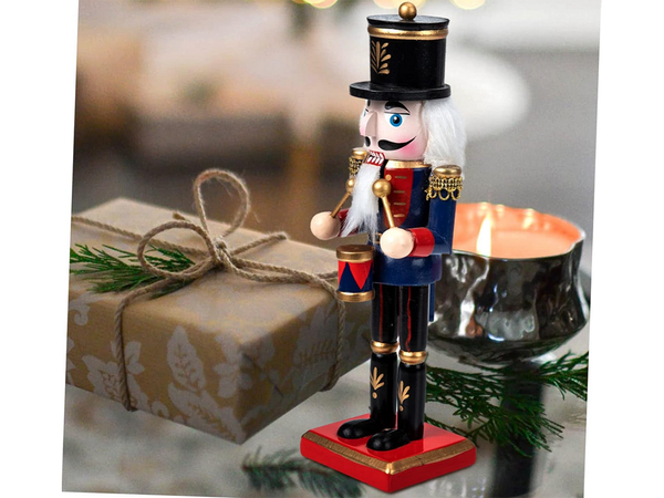 Cascanueces soldado de madera figurita decorativa de navidad regalo