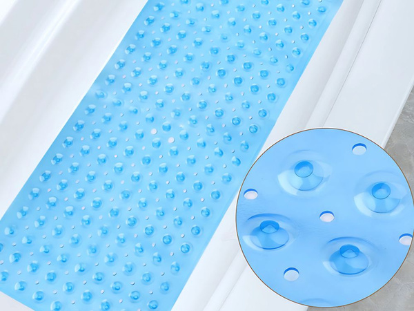 Tapis de bain antidérapant tapis de douche grand 100x40 tapis caoutchouc