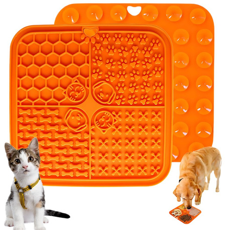 Silicone antirestructive dog/cat eating mat 20cm