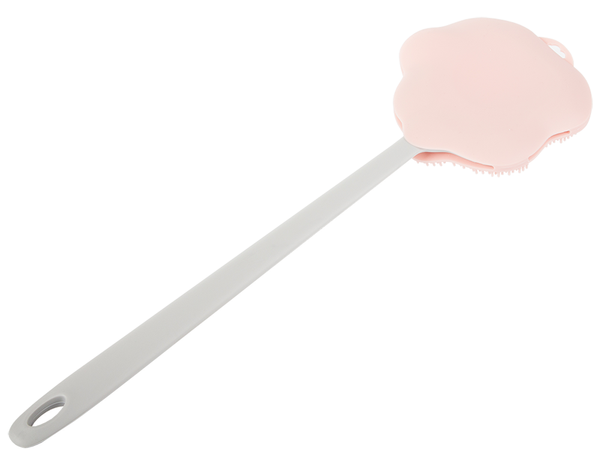 Cepillo de espalda con mango esponja lavadora de silicona