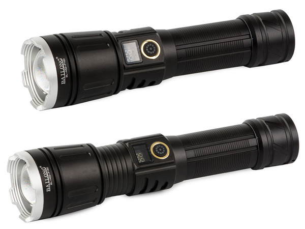 Linterna táctica militar bailong led xhp160 zoom