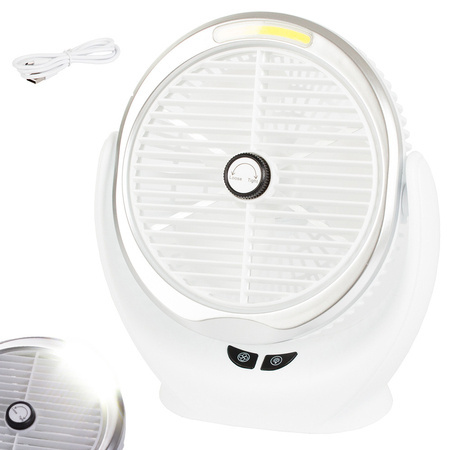 Ventilator de birou fără fir ventilator de birou fără fir lumină led reîncărcabilă