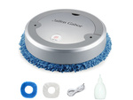 Automatic wireless electric cleaning mop robot, silver