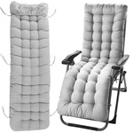 Garden plain landscape push cushion 170x50 cm thick quilted seating