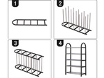 Pantof rack pantof organizator magazin dulap rack 5 niveluri mari