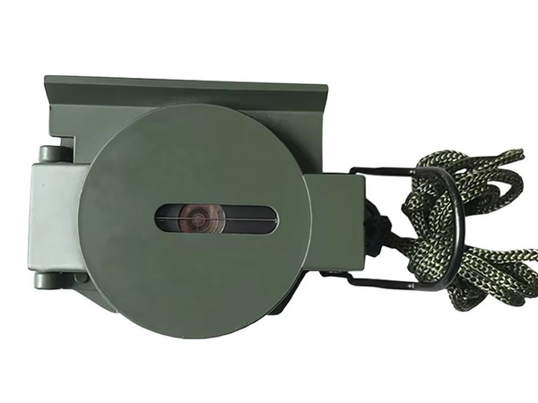 Profesionāls taktiskais militārais militārais kompass metāla aizslēdzams lineāls