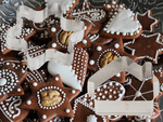 Emporte-pièces pour pain d'épice biscuits de noël 15 pcs. A cuire
