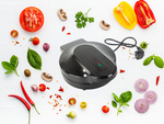 Horno eléctrico para pizza 1000w revestimiento antiadherente cocción rápida