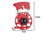 Hand-held cable stripper with adjustable cutting action
