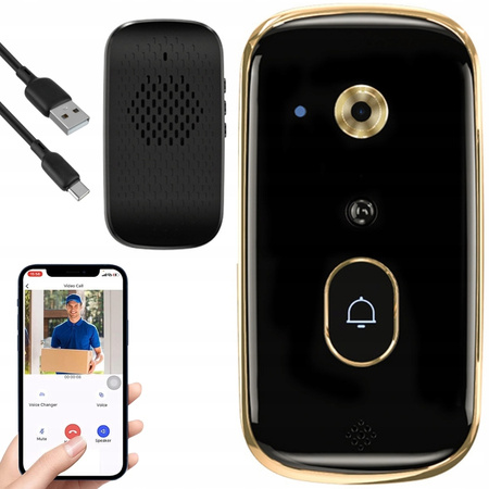 Vídeoportafono inalámbrico vídeo wifi para puerta de entrada aplicación