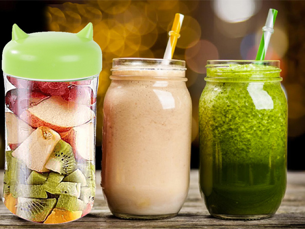 Smoothie turmixgép hordozható usb vezeték nélküli csésze koktéltartály