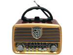 Retro cocina radio móvil fm am bluetooth usb recargable antena