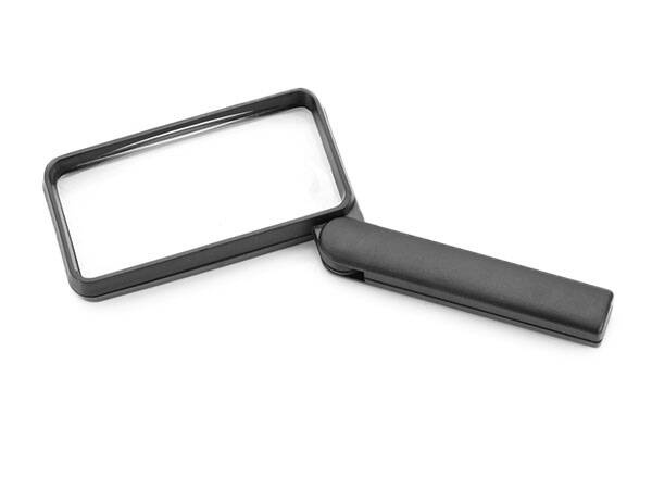 Lupa de bolsillo plegable de joyero para leer