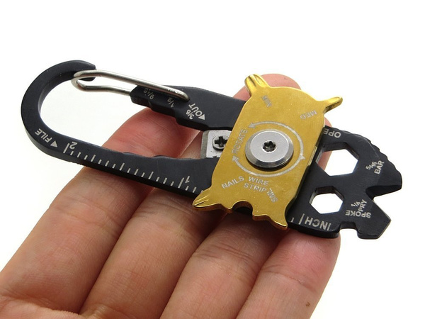 Porte-clefs couteau multitool survie 20in1