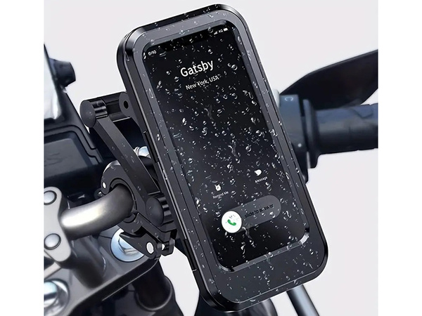 Porte-téléphone pour vélo étanche verrouillable rotatif 360