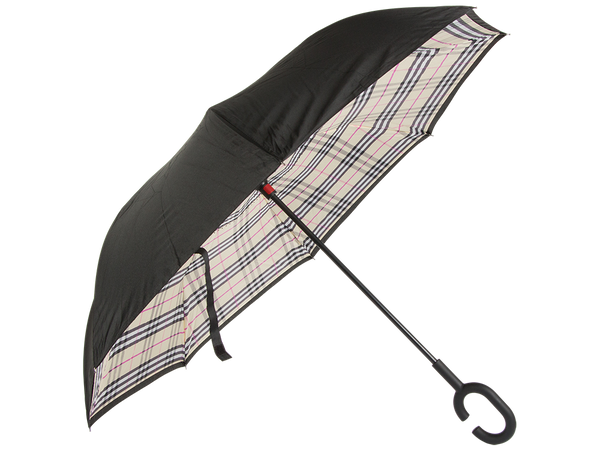 Umbrella inverted folding umbrella inverted strong wires solid standing