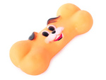 Squeaky dog toy chew bone rubber