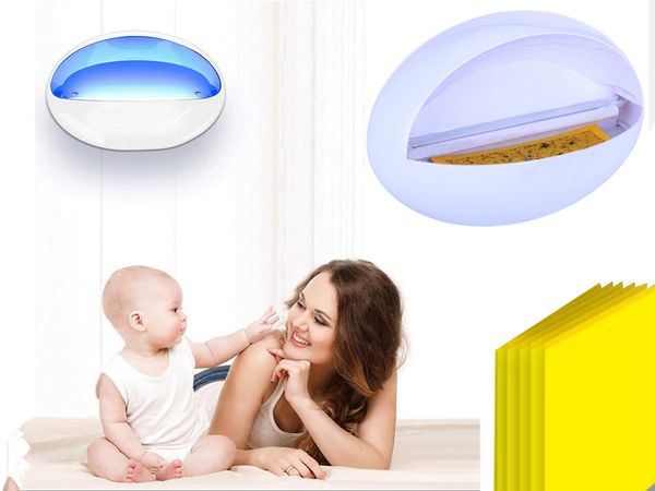 Led uv insekticidna svetilka za komarje komarje muhe pasti za insekte lepljiva tiha