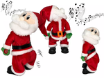 Dancing singing santa claus twerking funny christmas large