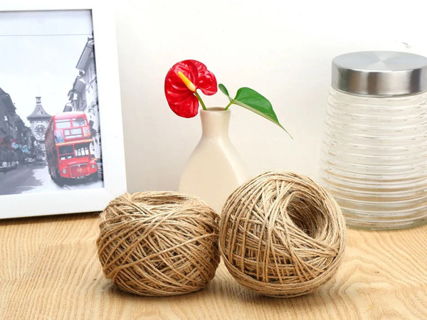 Jute cord 30m natural brown jute