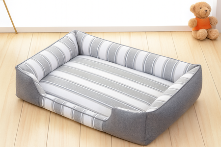 SOFA PET BED L GREY (25)
