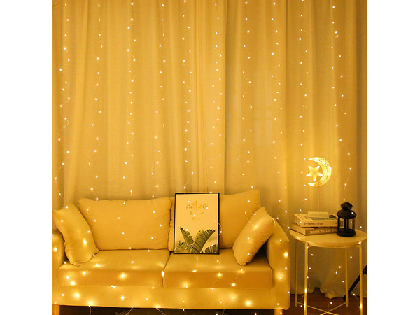 Mikro curtain 300 led drunk 3x3 závesné svetlá