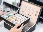 Coffret organisateur de bijoux boîte à clés élégante
