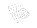 Panier suspendu sous étagère organisateur de panier en métal panier de cuisine blanc
