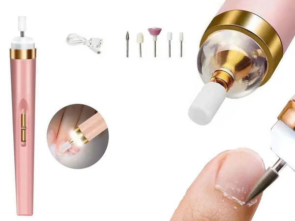 Cortador de uñas manicura cortador de cutículas pedicura usb