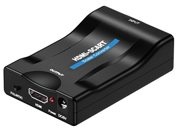 Adapteris scart uz hdmi av euro full hd pārveidotājs