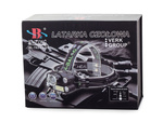 Latarka czołowa bailong 5x led + cob cree xm-l t6