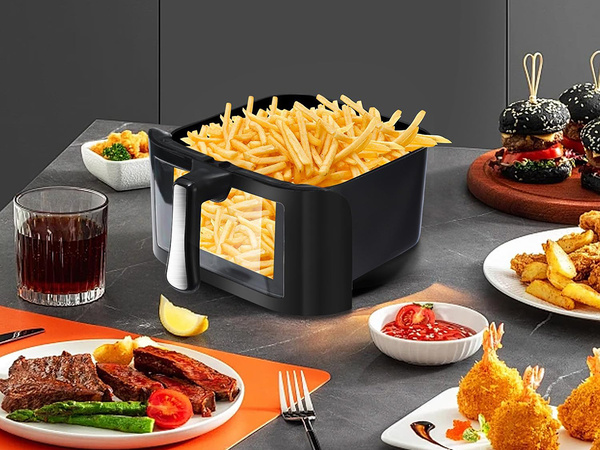Oil-free fryer air fryer large for baking 1400w 10l