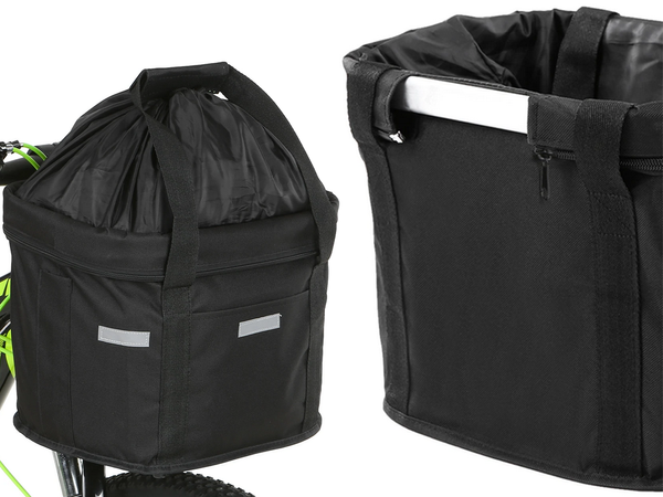 Grand panier de vélo panier de vélo en métal cliquer sur le guidon spacieux