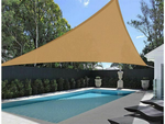 3x3x3m parasol de jardin imperméable triangle