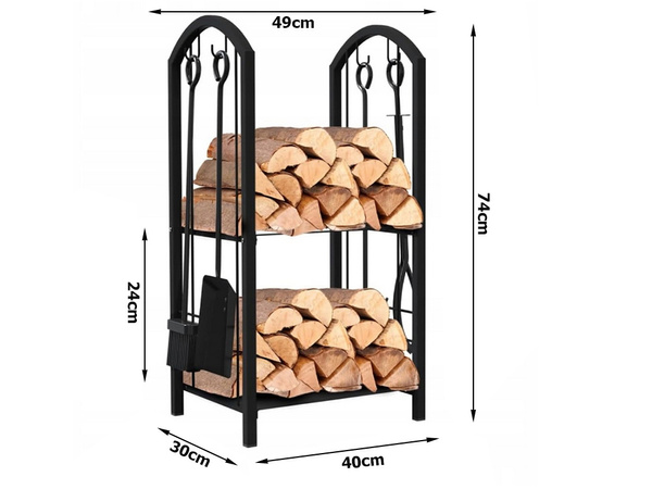 Support pour bois de chauffage accessoires pour bois de chauffage accessoires balai de poker