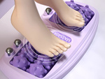 Foot massage plastic roller 2x3 massage balls with metal balls