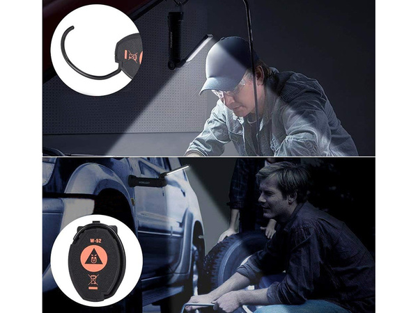 Magnese magnetická dílenská lampa + usb skládací rukojeť 5v1